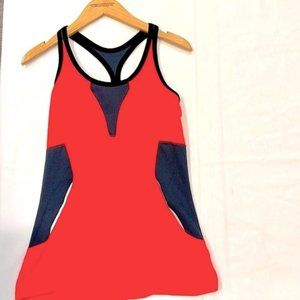 Under Armour Tank Top Black and Orange Size S